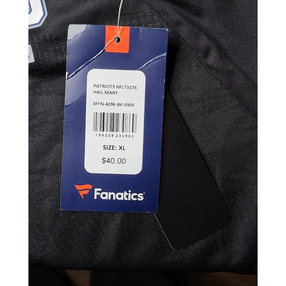 NWT New England Patriots Fanatics Blackout Hail Mary Camo Ragland Tee Size XL - Picture 3 of 8